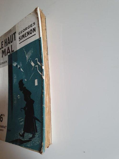 Georges Simenon / Becam - Le Haut Mal [EO avec la jaquette, Antiek en Kunst, Antiek | Boeken en Bijbels