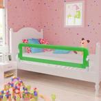 vidaXL Kinderbedhekjes 2 st 150x42 cm groen, Kinderen en Baby's, Traphekjes, Verzenden, Nieuw