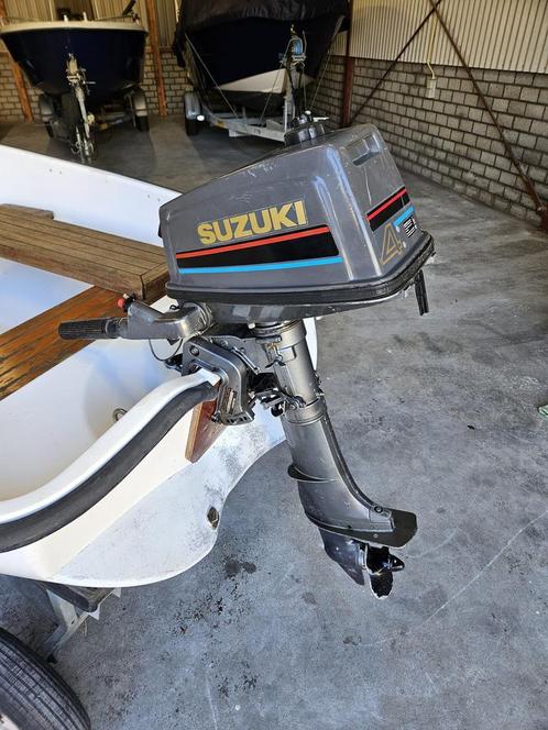 Suzuki 4pk 2-takt buitenboordmotor, Watersport en Boten, Buiten- en Binnenboordmotoren, Buitenboordmotor, Minder dan 5 pk, Benzine