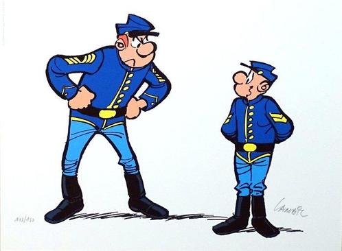 Lambil, Willy - 1 Offset Print - Les Tuniques Bleues -, Boeken, Strips | Comics