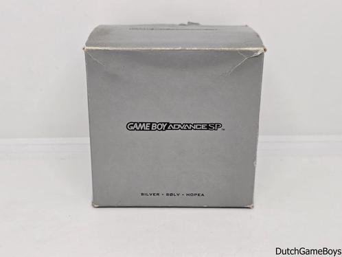 Gameboy Advance / GBA SP - Console - Silver - Boxed, Spelcomputers en Games, Spelcomputers | Nintendo Game Boy, Gebruikt, Verzenden