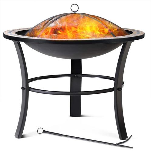 Vuurschaal Ø62cm Fuego Mozaïek rond (Barbecue-Vuurkorf), Tuin en Terras, Barbecue-accessoires, Nieuw, Verzenden