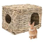 Konijnen en Knaagdier Huis – Geweven Schuilplek en Kauwmat, Verzenden, Nieuw