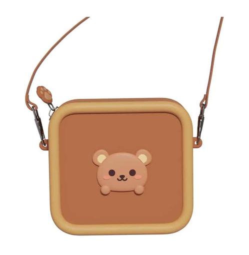 The Zoofamily - Siliconen tasje Bear, Kinderen en Baby's, Speelgoed | Overig