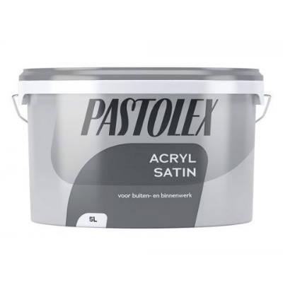 Pastolex Acryl Satin 10 Liter, Doe-het-zelf en Verbouw, Verf, Beits en Lak, Verzenden