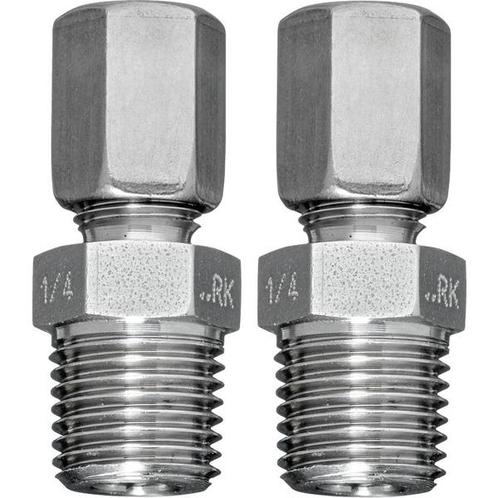 Pijpverbinding Roestvrij stalen buis 6 mm naar G 1/4, Doe-het-zelf en Verbouw, Overige Doe-het-zelf en Verbouw, Nieuw, Verzenden