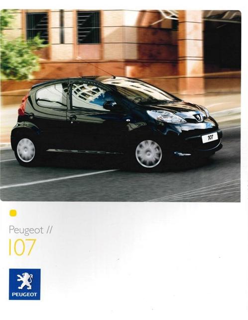 2006 PEUGEOT 107 BROCHURE NEDERLANDS, Boeken, Auto's | Folders en Tijdschriften, Peugeot