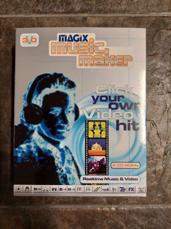 Magix Music Maker 3.0 (tweedehands pc game), Spelcomputers en Games, Games | Pc, Zo goed als nieuw, Ophalen of Verzenden
