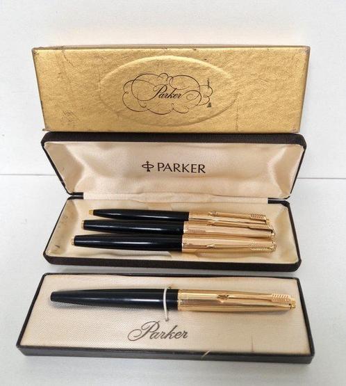 Parker - Parker 45,61,65 - Zonder Minimumprijs - Vulpen, Verzamelen, Pennenverzamelingen