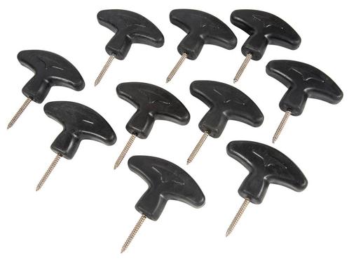 Ultimate Screw Pegs (10pcs) Haringen, Watersport en Boten, Hengelsport | Algemeen, Overige typen, Nieuw, Verzenden