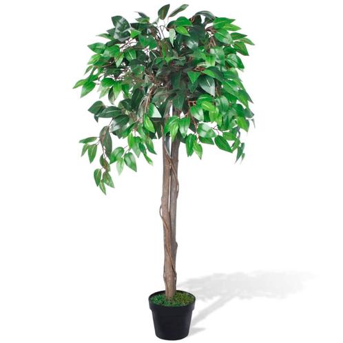 vidaXL Kunst vijgenboom met pot 110 cm, Huis en Inrichting, Woonaccessoires | Kunstplanten en Kunstbloemen, Nieuw, Verzenden
