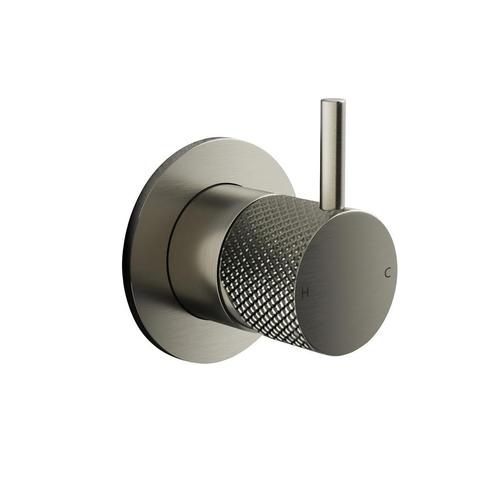 Inbouw Douchekraan Hotbath Cobber X Geborsteld Nikkel (excl., Doe-het-zelf en Verbouw, Sanitair, Kraan, Nieuw, Chroom, Ophalen of Verzenden