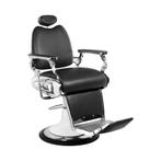 Gabbiano Black Moto Style Barber Chair – Professionele, Huis en Inrichting, Stoelen, Ophalen of Verzenden, Nieuw