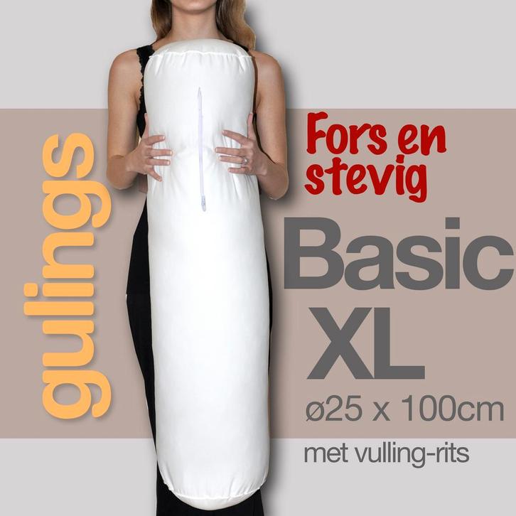 GulingBasicXL® Rolkussen met sleeve zand, Huis en Inrichting, Slaapkamer | Beddengoed, Overige kleuren, Nieuw, Overige typen, Eenpersoons