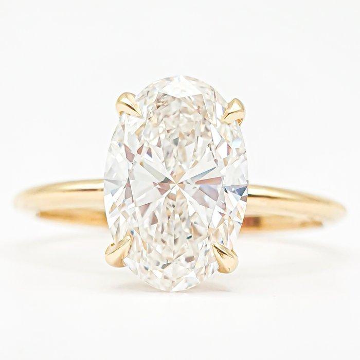 Zonder Minimumprijs - Ring - 14 karaat Geel goud - 2.09ct., Sieraden, Tassen en Uiterlijk, Ringen