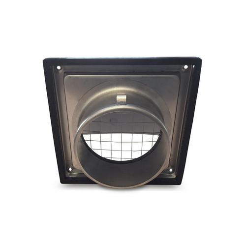 Gevelkap BWS Ventilatie Aansluitmaat Ø 125 mm Grofmazig Gaas, Doe-het-zelf en Verbouw, Sanitair, Ophalen of Verzenden