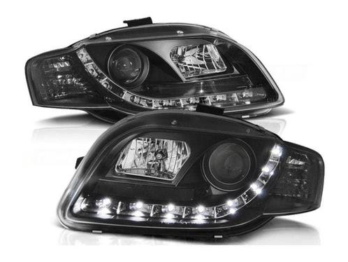 LED dagrijverlichting koplamp units Black geschikt voor Audi, Auto-onderdelen, Verlichting, Nieuw, Audi, Verzenden