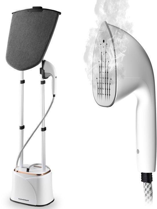2dekans | FLOWSTEAM® PRO Kledingstomer - Handstomer -, Witgoed en Apparatuur, Strijkijzers en Strijkplanken, Zo goed als nieuw
