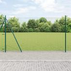 vidaXL Euro Schutting met 7 Flanged Posts 1.4x10 m, Verzenden, Nieuw, IJzer