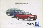 2000 Peugeot 306 Instructieboekje, Peugeot, Zo goed als nieuw, Verzenden