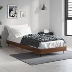 vidaXL Bedframe zonder matras bewerkt hout bruin eikenkleur, Huis en Inrichting, Eenpersoons, Bruin, Verzenden, Nieuw