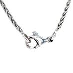 Witgouden collier met hanger met bloedkoraal en diamant 18, Ophalen of Verzenden, Nieuw