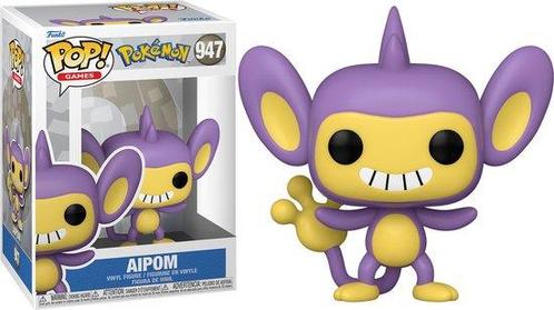 Funko Pop #947 Pokémon Aipom - Funko Pop #947, Kinderen en Baby's, Speelgoed | Overig, Verzenden