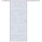 TRUUSK Glazen Schuifdeur 900 x 2050 mm - Gedeeltelijk Gematt, Doe-het-zelf en Verbouw, Verzenden, Nieuw