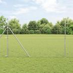 vidaXL Veldomheining 1,6 x 10 m Gegalvaniseerd Staal, Verzenden, Nieuw, IJzer