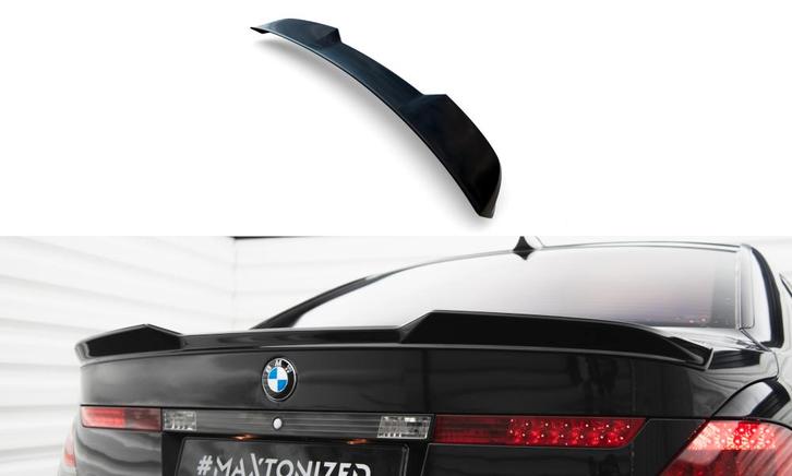 Spoiler BMW 7 Serie E65 Maxton Glans Zwart, Auto-onderdelen, Carrosserie en Plaatwerk, Ophalen of Verzenden