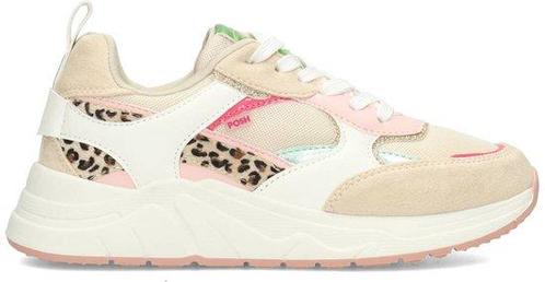 POSH by Poelman ROSIE Dames Sneakers - Beige Met Combinatie, Kleding | Dames, Schoenen, Nieuw, Verzenden