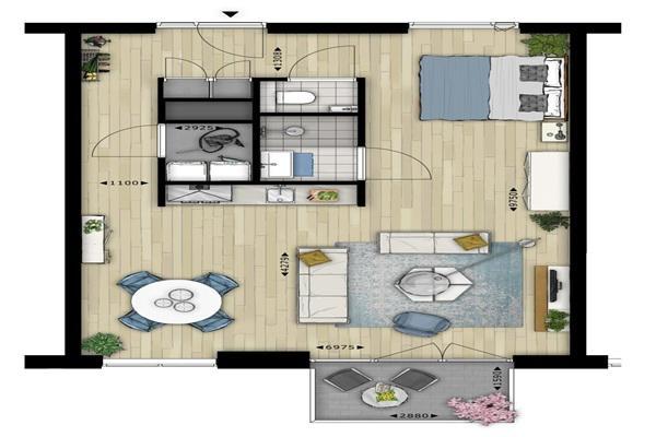 Studio Philitelaan in Eindhoven, Huizen en Kamers, Kamers te huur, 50 m² of meer, Eindhoven