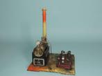 Bing liggende stoommachines - grondplaat 31x27 cm. Excellent