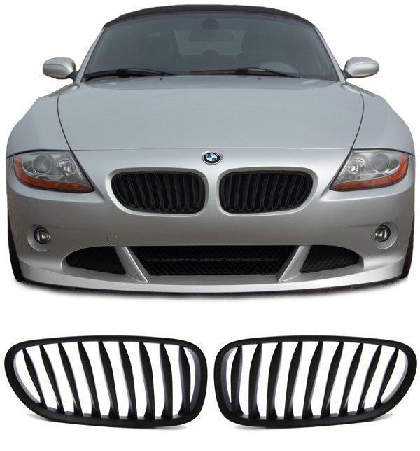 BMW Z4 E85 E86 Mat Zwarte Nieren Grill B6073, Auto-onderdelen, Carrosserie en Plaatwerk