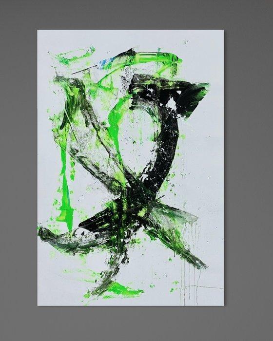 Alberto Stocco - Abstract, Antiek en Kunst, Kunst | Schilderijen | Modern