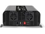 Nedis Omvormer - 2000W - 24V / 230V - 2x Stopcontact + USB-A, Verzenden, Zo goed als nieuw