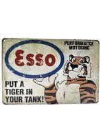 Metalen Wandbord - Esso Put a tiger in your tank, Ophalen of Verzenden, Nieuw