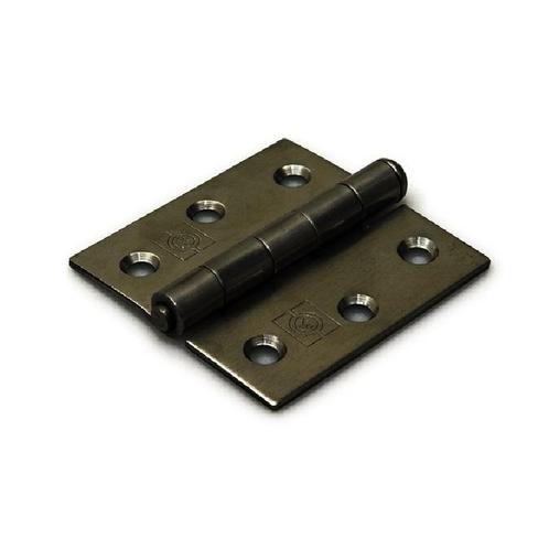 DX ONGELAGERD SCHARNIER 63X63 MM RVS RECHTE HOEKEN, Doe-het-zelf en Verbouw, Deuren en Horren, Verzenden