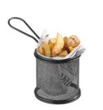 Frituurmandje miniatuur - (B)9x(D)9x(H)9cm, Verzenden, Nieuw in verpakking