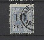 Suriname 1898 - Hulpuitgifte - NVPH 29/33 + 32a, Postzegels en Munten, Postzegels | Nederland, Gestempeld