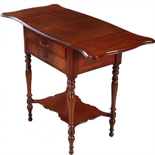Hollandse Willem III wandtafel flappentafel in mahonie No87, Antiek en Kunst, Antiek | Meubels | Tafels, Ophalen of Verzenden