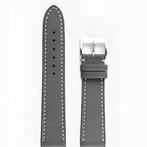 Horlogeband Baranil kalfsleder Daytona Grey, Verzenden, Nieuw