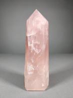 Prachtige rozenkwarts Spiegel - Hoogte: 22.2 cm - Breedte: