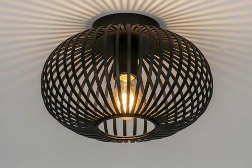 Rietveld Plafondlampen - Zwart - Metaal, Huis en Inrichting, Lampen | Plafondlampen, Verzenden