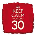 Keep calm youre 30 ballon - Folie Ballonnen, Verzenden, Nieuw