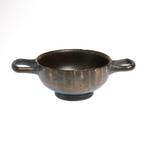 Oud-Grieks Terracotta Geglazuurd aardewerk miniatuur Kylix