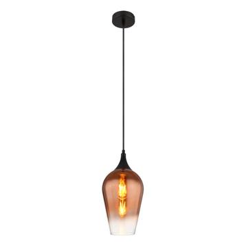 Hanglamp LAVUS 18.0 cm 1-lichts Zwart, Koper beschikbaar voor biedingen