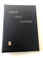 Accessoires - 4 Davo luxe FDC albums nummer I + II en 2, Gestempeld