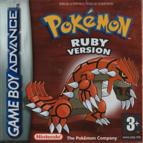 Game Boy Pokemon Ruby Version (In doos), Spelcomputers en Games, Games | Nintendo Game Boy, Zo goed als nieuw, Verzenden