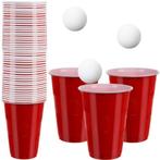 Ruhhy Beer Pong Set: 50 Rode Bekers voor Ultiem Feestplez..., Ophalen of Verzenden, Nieuw